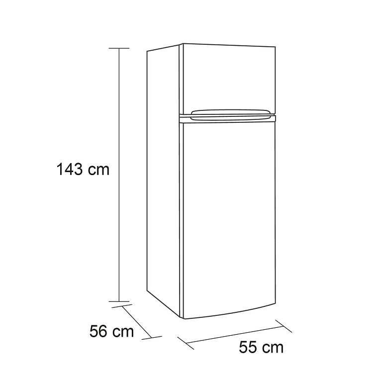 Refrigerador Frio Directo 205 lt. 9
