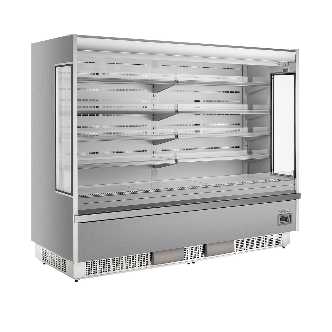 Expositor Mural refrigerado 2.400 mm. Gris 1