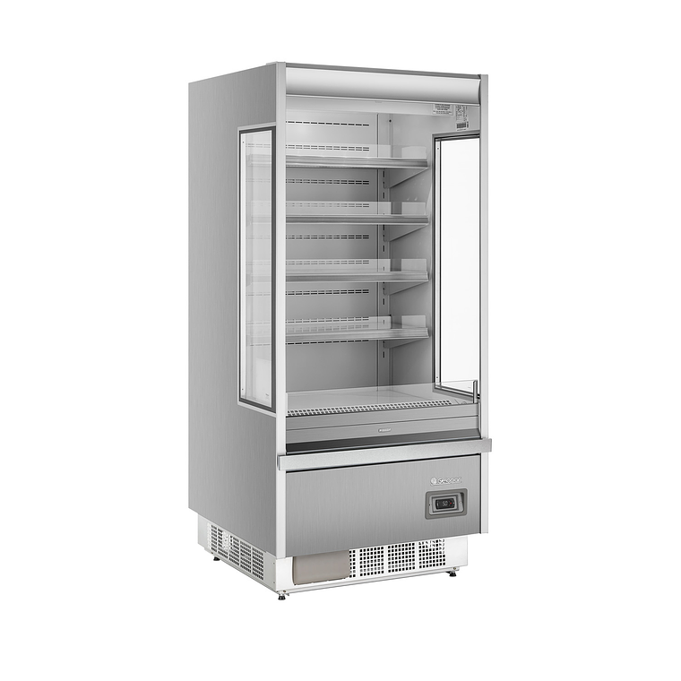 Expositor Mural refrigerado  900 mm. Gris 1