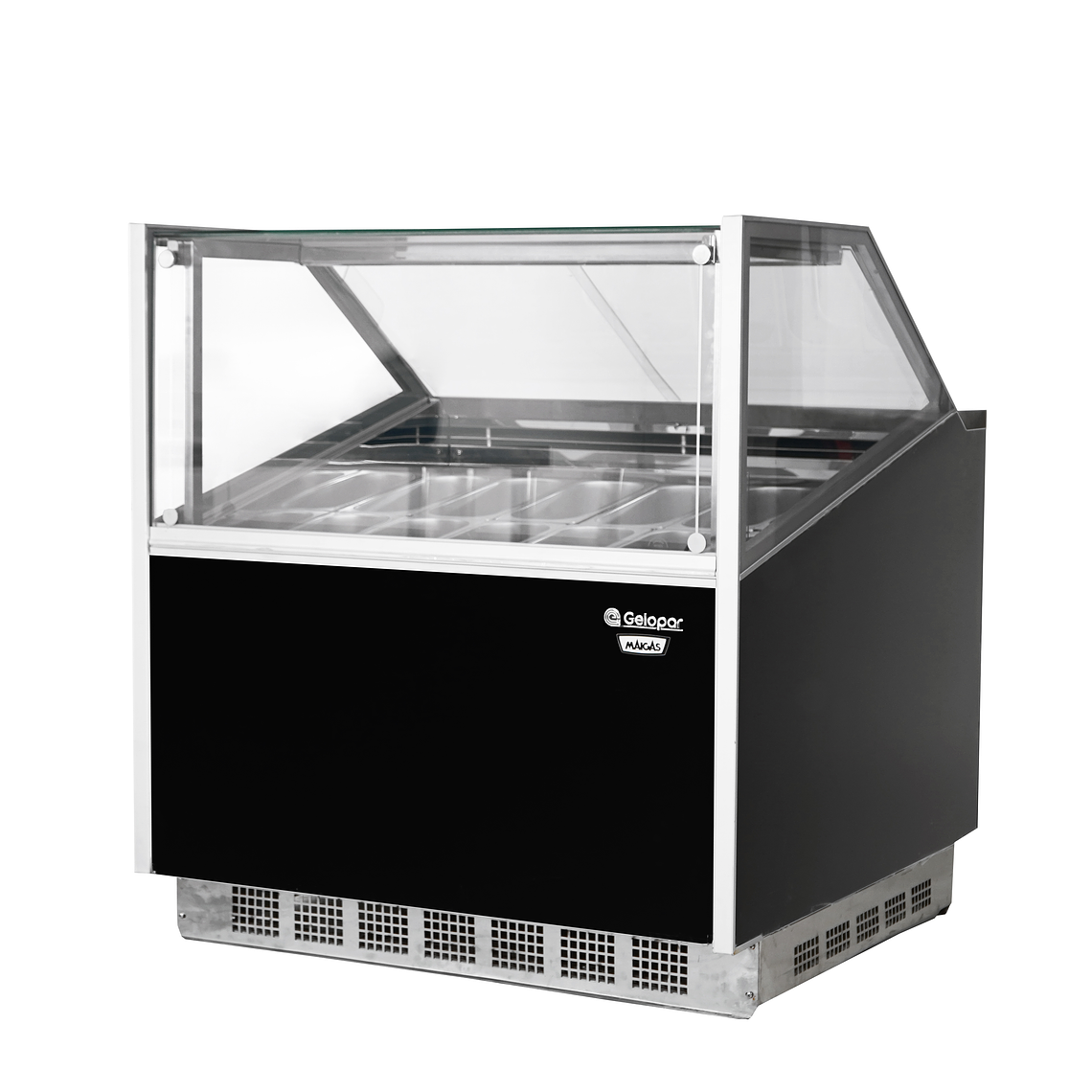 Vitrina para Helados 12 x 5 lt. Negra 2