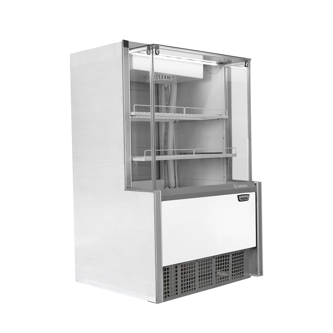 Vitrina mural refrigerada 750 mm. Blanca 2