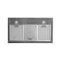 CAMPANA RECTANGULAR TOUCH FRENTE INOX 90CM - Miniatura 5