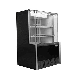 Vitrina mural refrigerada 750 mm. Negra