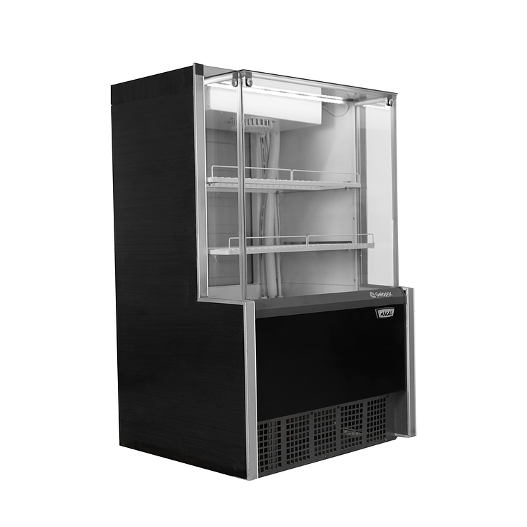 Vitrina mural refrigerada 750 mm. Negra 2