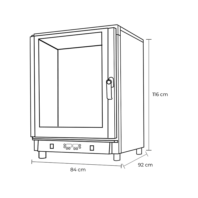 HORNO CONVECTOR DIGITAL ELECTRICO 10 BDJ. 2