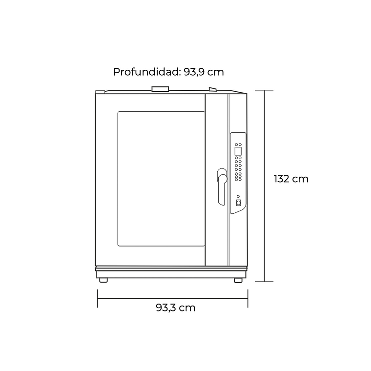 HORNO CONVECTOR DIGITAL 10 BDJ.  GLP 2