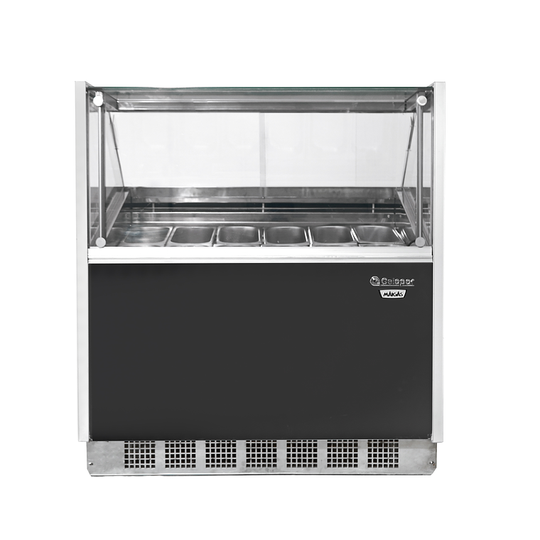 Vitrina para Helados 12 x 5 lt. Negra 3
