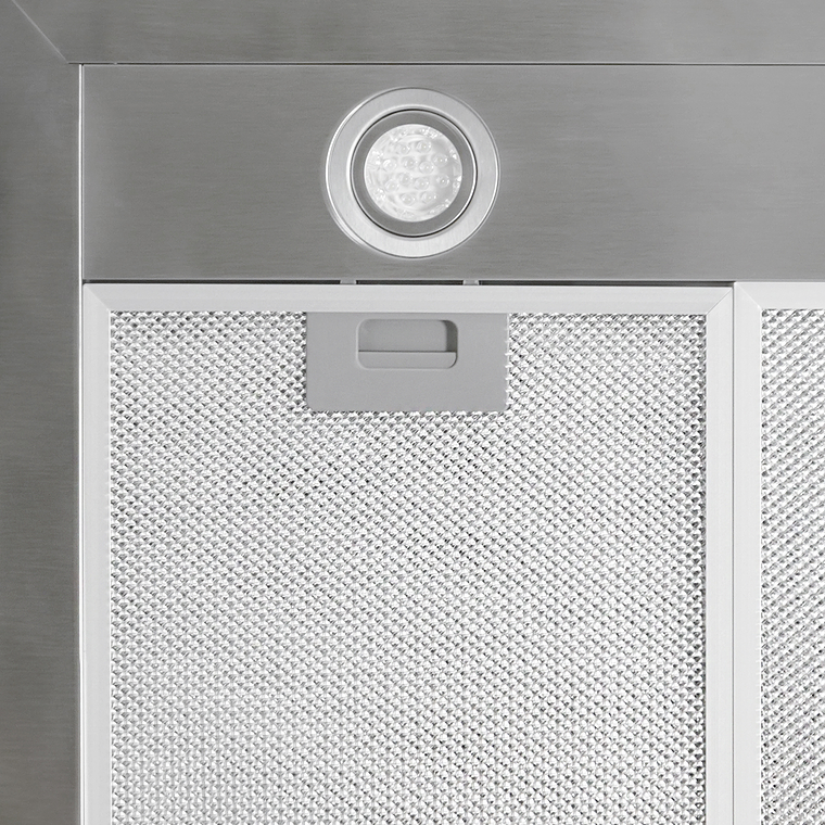 CAMPANA RECTANGULAR TOUCH FRENTE INOX 90CM 6