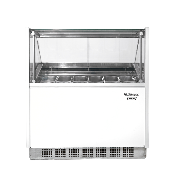 Vitrina para Helados 12 x 5 lt. Blanca 3