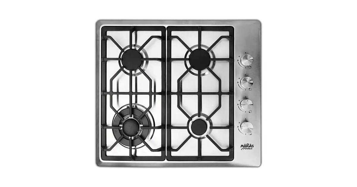 ENCIMERA A GAS 4 QUEMADORES – HBS4525 - Retaildigital.cl