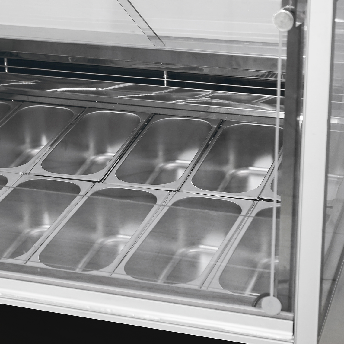 Vitrina para Helados 12 x 5 lt. Negra 4