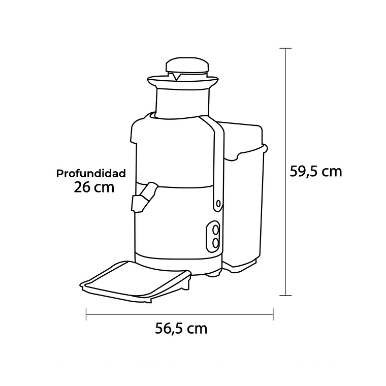 Extractor de jugo Robot Coupe J80 Buffet 2