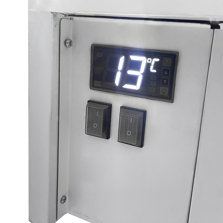 Vitrina para Helados 12 x 5 lt. Blanca 6