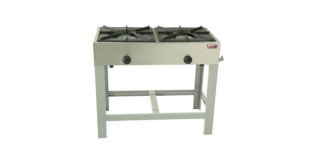 Anafe Alto 2 parrillas 43×43 cm. GN - Retaildigital.cl