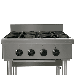 Anafe 4 parrillas 30x30 cm. GN