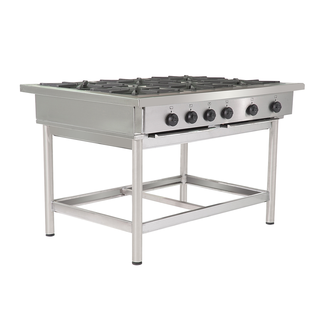 Anafe 6 parrillas 35x35 cm. GN 2