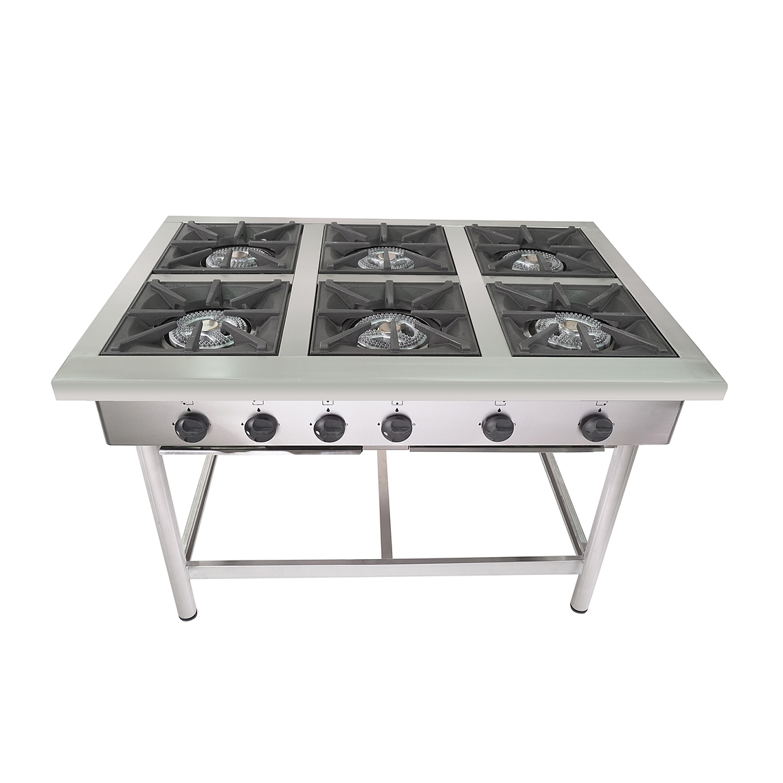 Anafe 6 parrillas 35x35 cm. GN 3