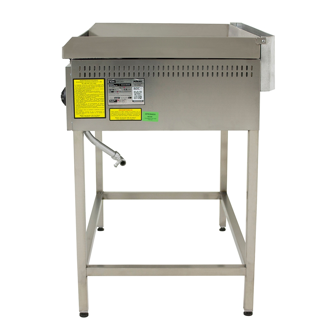 Plancha Churrasquera 1000 mm. GN 4