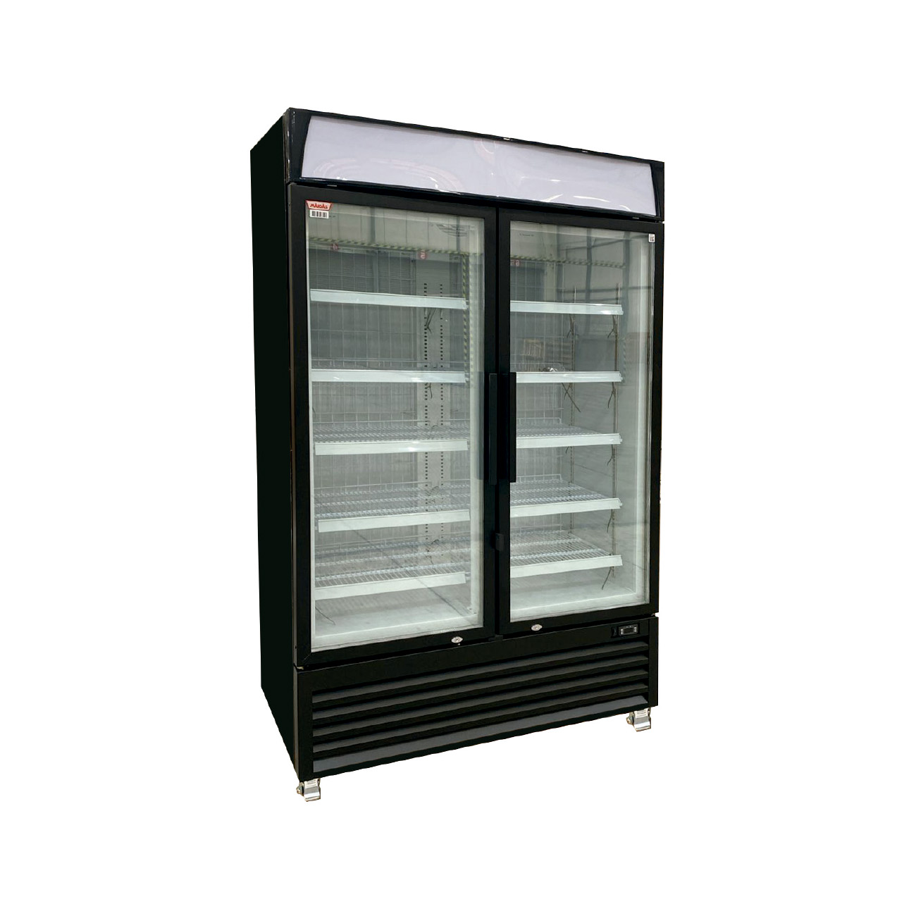 FREEZER VERTICAL 2 PUERTAS DE VIDRIO 800 Litros - Retaildigital.cl