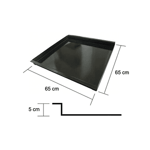 Bandeja 650x650x50 mm.
