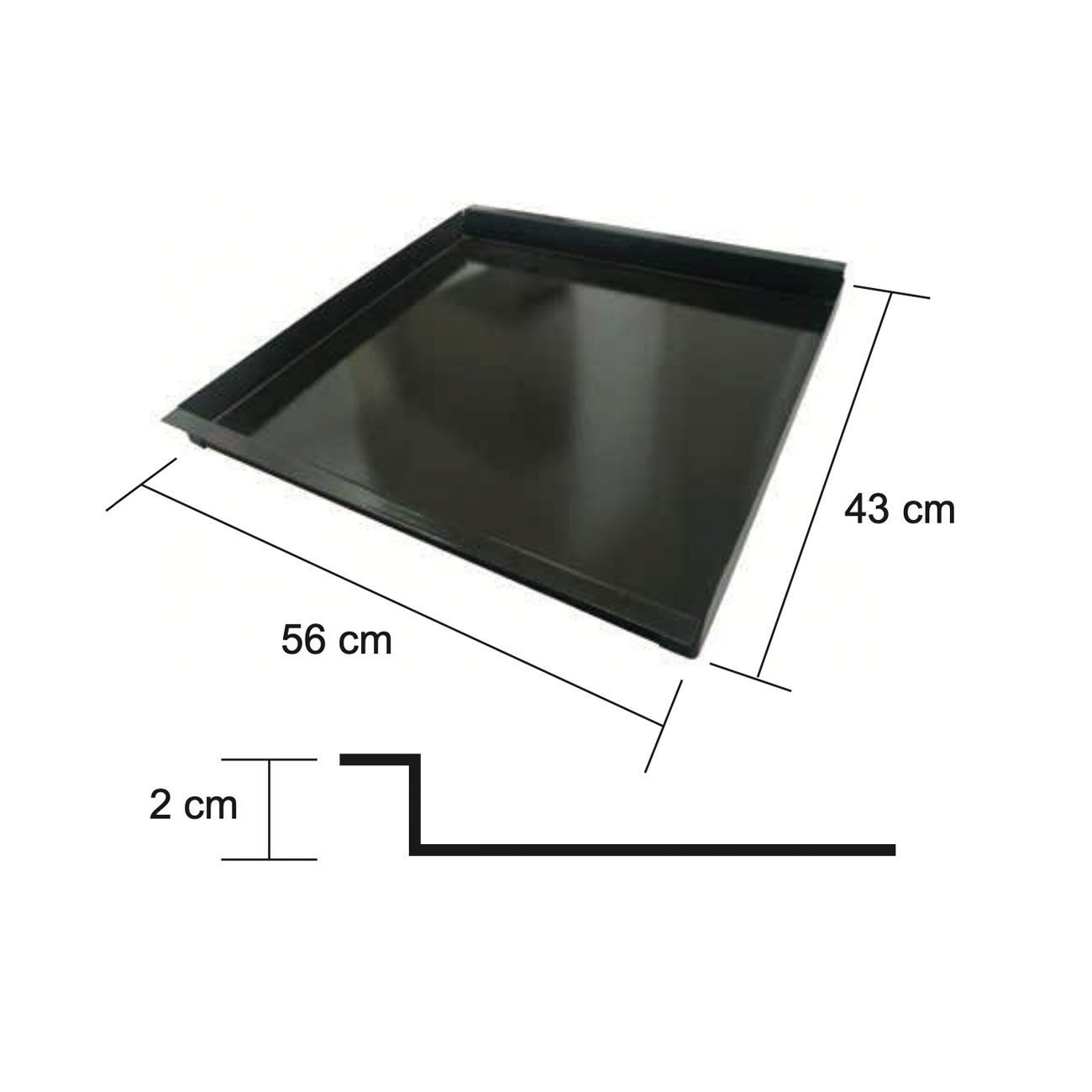 Bandeja 560x430x20 mm. - Retaildigital.cl