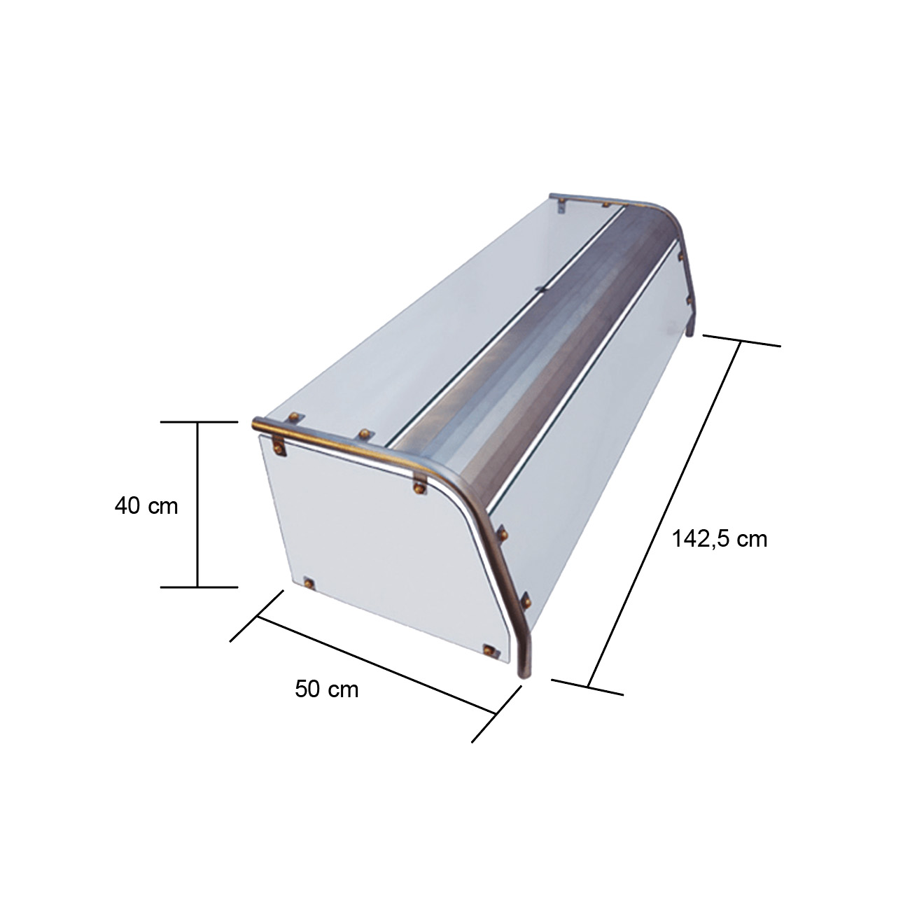 Cupula Vidrio Modulo 4 Dep.