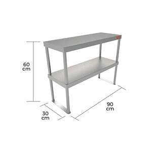 Plateo Doble Modulo 900 mm.