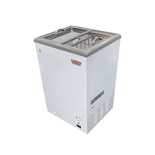 CONGELADOR DUAL TAPA DE VIDRIO 100 Lts.