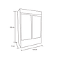 FREEZER VERTICAL 2 PUERTAS DE VIDRIO 800 Litros - Miniatura 6
