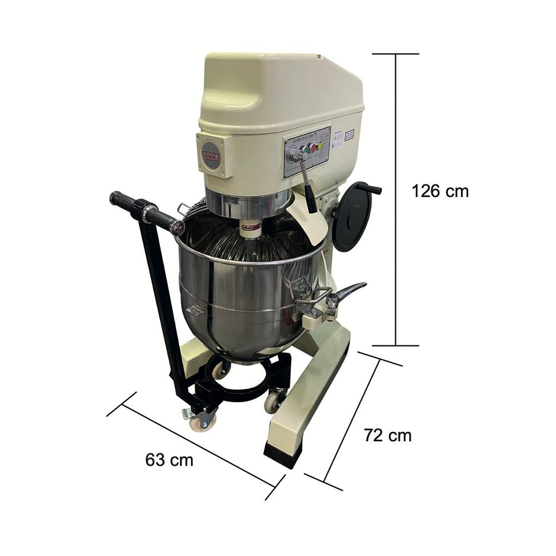Batidora Industrial 60 Lts Trifásica 4