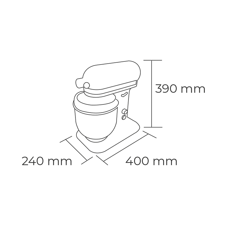 Batidora 6 Litros - Roja 4