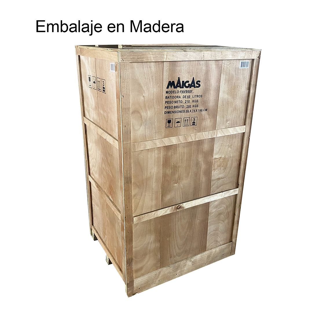 Batidora Industrial 60 Lts Trifásica 6