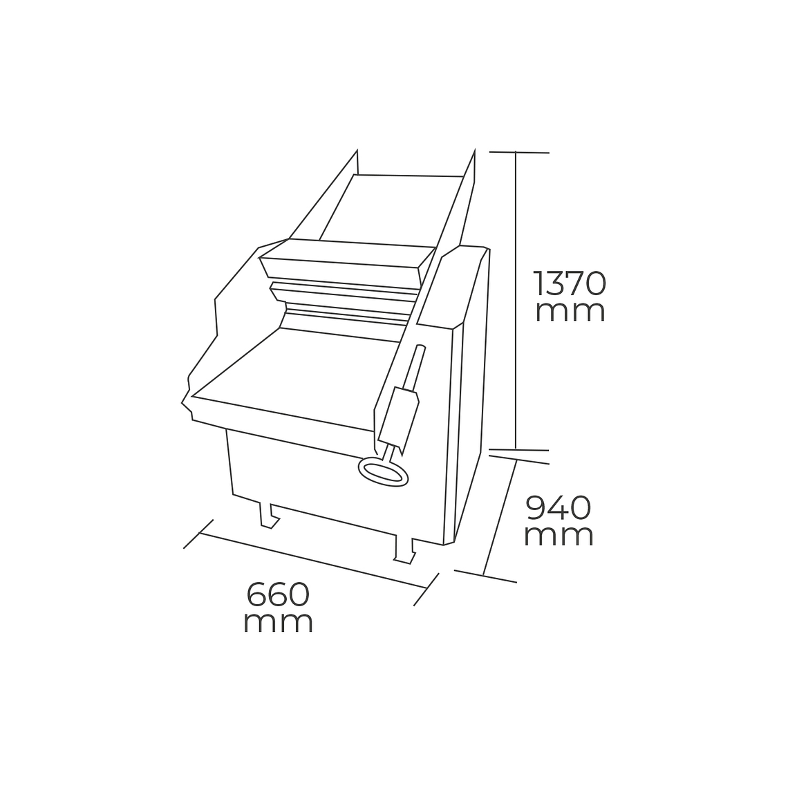 Sobadora 50 cm. Monof. 3