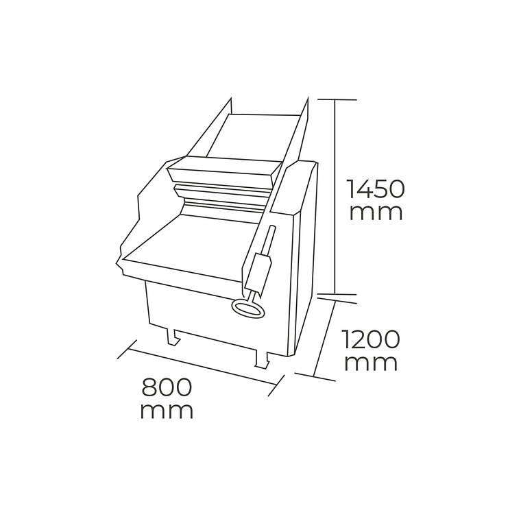 Sobadora 55 cm. Trif. 2