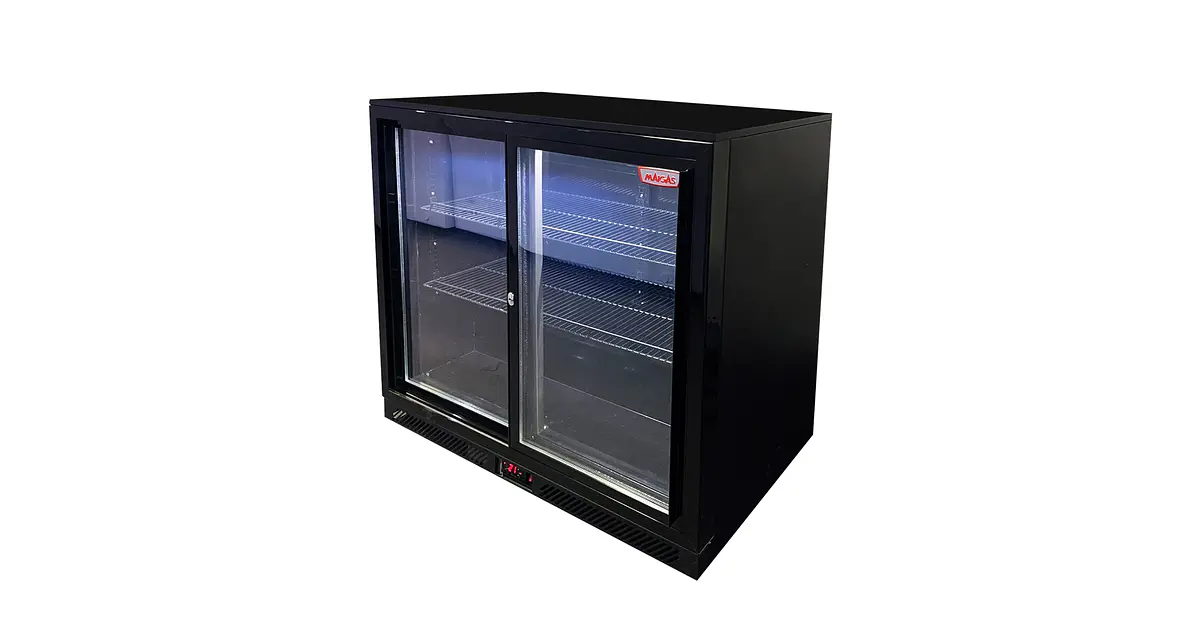 COOLER BAJO 2 PUERTAS DE VIDRIO / CORR. - Retaildigital.cl