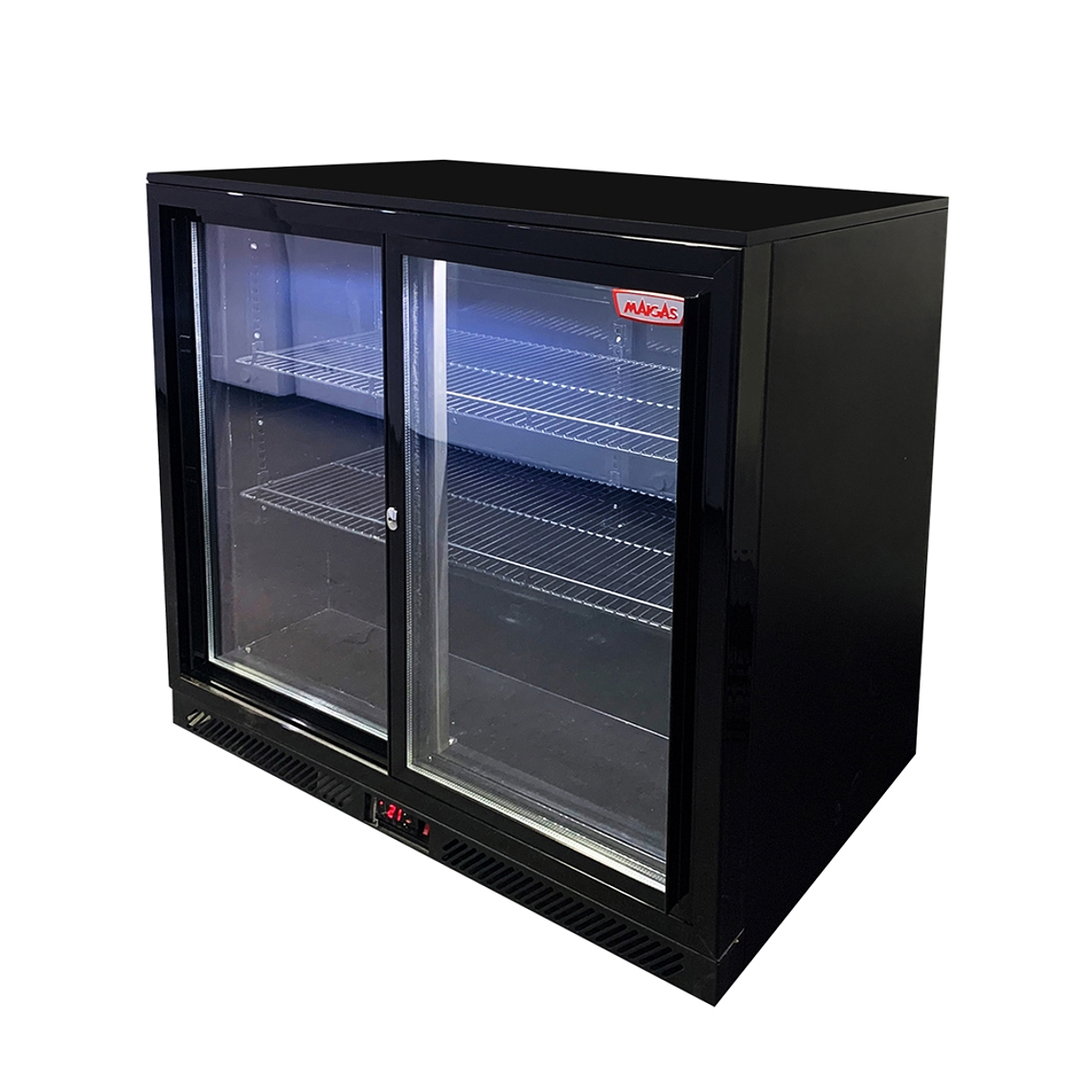 COOLER BAJO 2 PUERTAS DE VIDRIO / CORR. 1