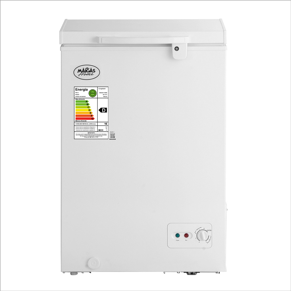 Congelador dual tapa dura 100LT 6
