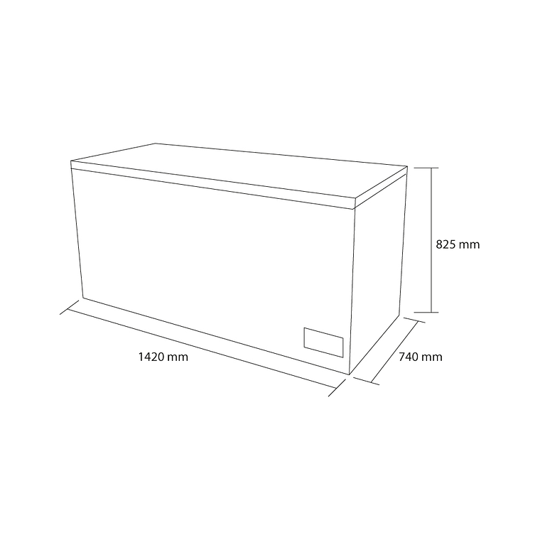 Congelador dual tapa dura 412 LT 3