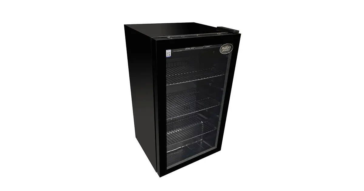 WINE / BEER  COOLER 96 LT. NEGRO - Retaildigital.cl