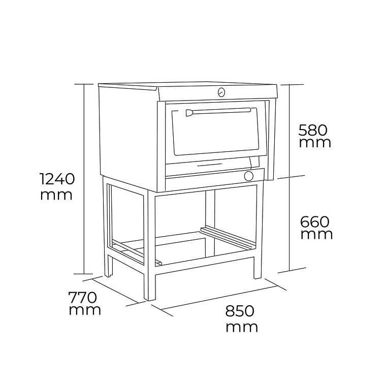 Horno 1 Camara GN  ECO 11
