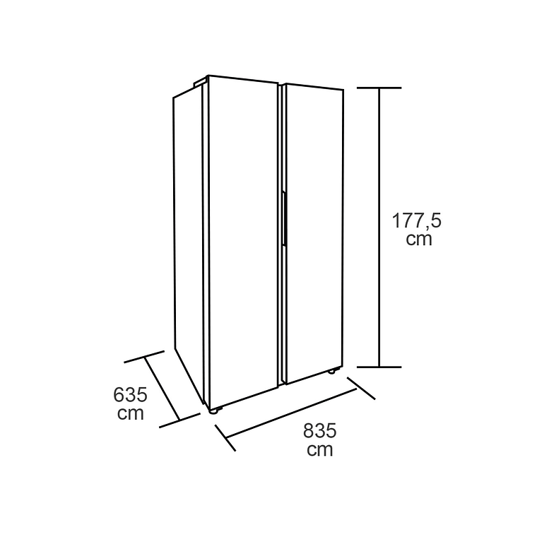 Refrigerador Side By Side 442 lts 7