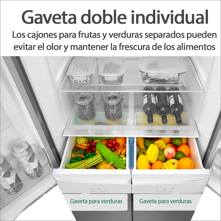Refrigerador Side By Side 469 lts  4 Puertas 5