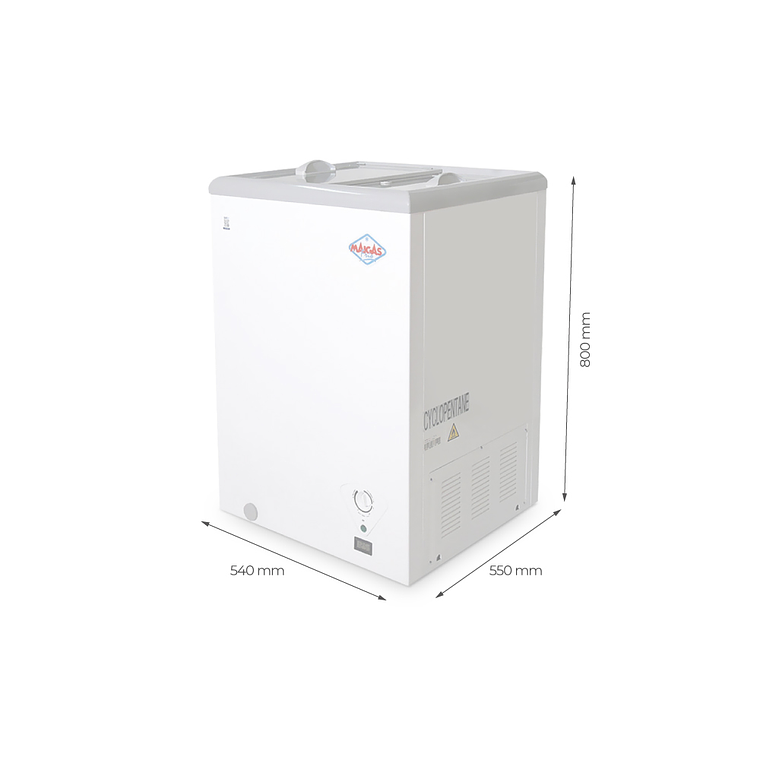 Congelador D/A T/V 100 lts. 4