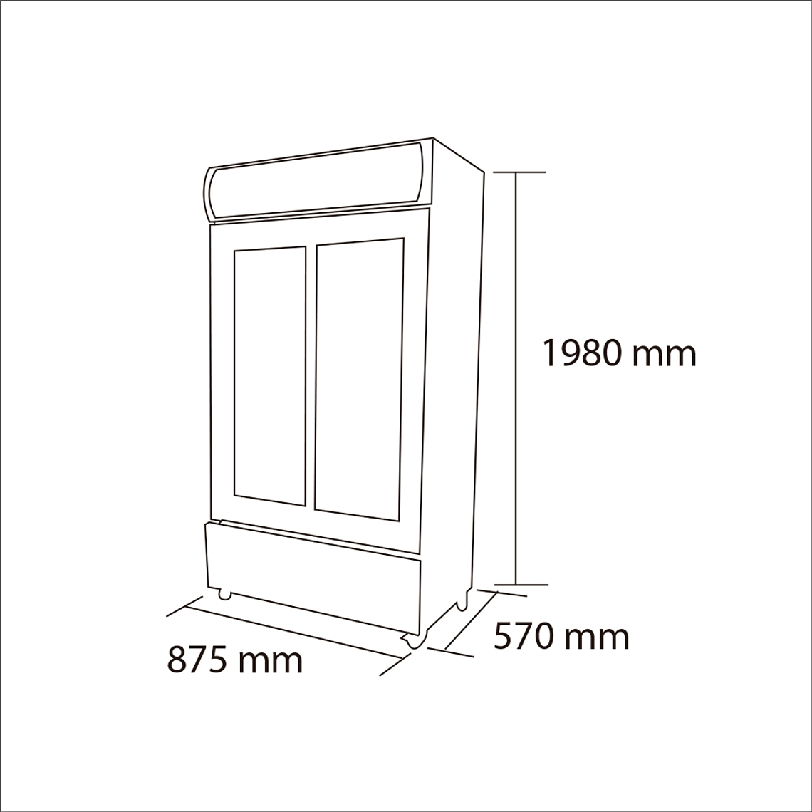 Visicooler 580 lt. 4