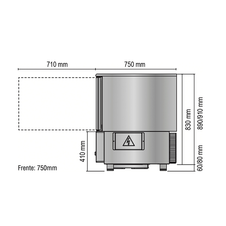 ABATIDOR 5 BANDEJAS TOUCH 3