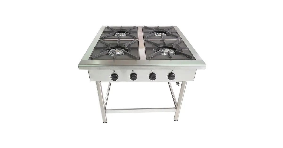 Anafe 4 parrillas 43×43 cm. GLP - Retaildigital.cl