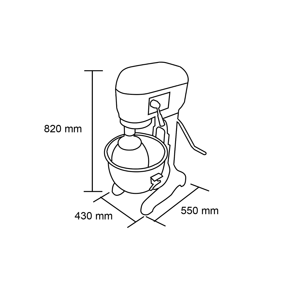 Batidora Sinmag 20 Lt. 4