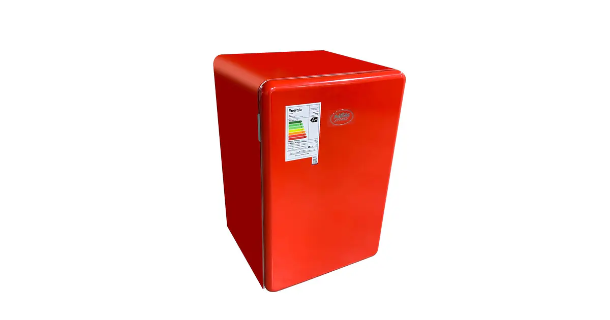 MINIBAR RETRO 116 LT. ROJO - Retaildigital.cl