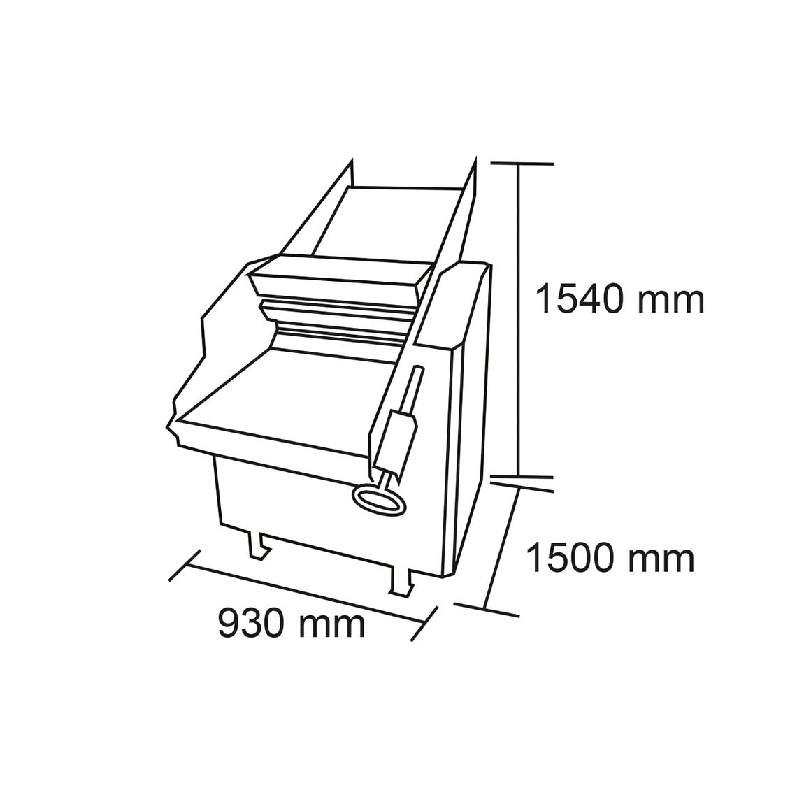 Sobadora 60 cm. Monof. 2