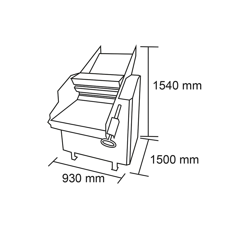 Sobadora 60 cm. Monof. 2